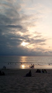 Cap Breton Aquitaine France plage sable Coucher de soleil